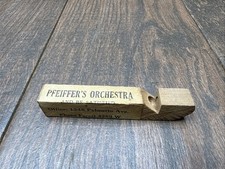 Vintage Advertisement Whistle PFEIFFERS ORCHESTRA TOLEDO OHIO PALMETTO AVE  picture