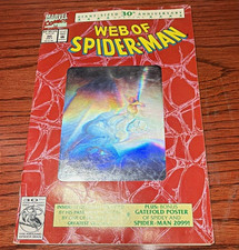 Marvel Web of Spider-Man Giant-Size 30th Anniversary (1992) Gatefold Poster picture