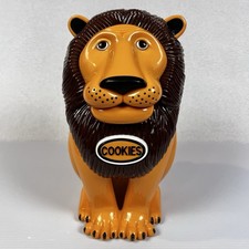 Vintage 1999 The Original Tiger Lion Get Your Hands Out Cookie Jar Roars Talking picture