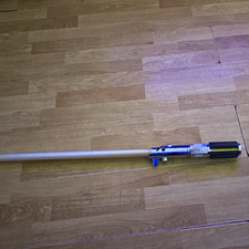 2005 Star Wars Toy Lightsaber Replica Silver/Black picture