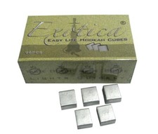 5 boxes of 96pcs Exotica Silver Japanese Style Hookah Shisha Charcoal 480pcs picture