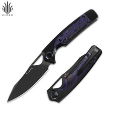 Kizer Ara Pocket Folding Knife CPM Cruwear Blade Titanium & Timascus Handle picture