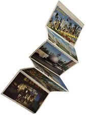 Vintage 1949 Fold Out Los Angeles Postcards Set Of 12 Coliseum City Hall Olvera picture
