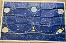 Vintage 1957 National Geographic A Map of the Heavens Star Celestial Poster Char picture