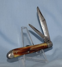 RARE VINTAGE JOHN PRIMBLE  BELKNAP STAG SABER JACK KNIFE 
