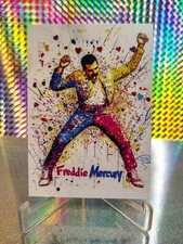 Custom  Freddie Mercury Queen Fan Art  Card picture