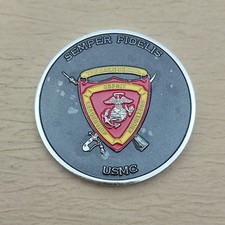 USMC Bravo Company Challenge Coin picture