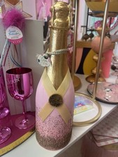 Glitterville Studios Champagne Bottle Display NWT picture