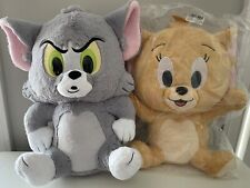 Tom and Jerry Plush Lot ~ Big Happy Jerry & Angry Tom ~ Japan Toreba Exclusive picture