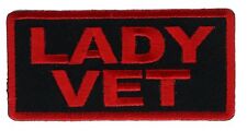 Lady Vet Embroidered Patch IV2869 F2D18I picture
