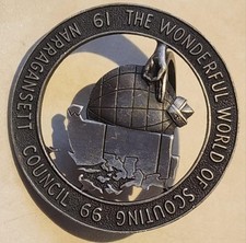 VINTAGE 1966 NARRAGANSETT RI. COUNCIL WONDERFUL WORLD OF SCOUTING BOY SCOUT RING picture