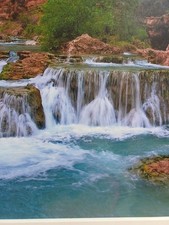 4 Orig Photos HAVASU FALLS HAVASUPAI INDIAN RESERVATION WATERFALL ARIZONA picture