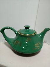 Pearl China Green and Gold Alladin Shaped Teapot 6