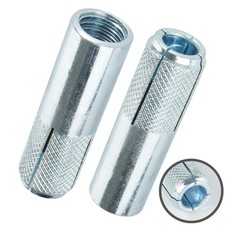 10 PCS Drop In Anchors 1/2-13 Zinc Plated, Concrete Expansion Bolts Hardware picture