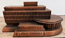 Vintage Banthrico Metal Piggy Bank, Lawn Savings, No Key - READ DESCRIPTION picture