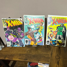 Marvel The Uncanny X-Men Lot #195 #197 #202 Claremont Wolverine picture