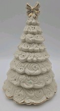 Lenox Brightly Shining Tree Lit Figurine Christmas Mantel Decor 8.5