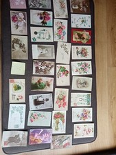 LOT 31 OLD POSTCARDS POSTCARD ILLUSTRATED GOOD YEAR early 1900 picture