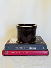 Vintage Stoneware Crock in Dark Brown picture