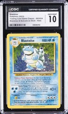 2023 POKÉMON TRADING CARD GAME CLASSIC #003/034 BLASTOISE CGC 10 GEM MINT picture