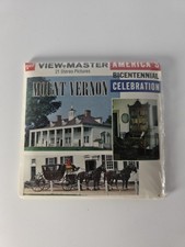 Sealed Gaf A812 America's Bicentennial Mount Vernon VA View-Master Reels Packet picture