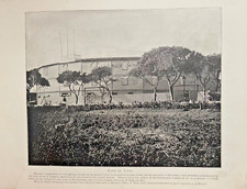 1898 Vintage Illustration Plaza De Toros Havana Cuba Bull Fighting Ring picture