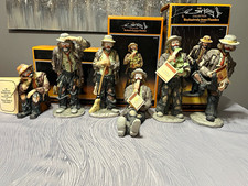 Flambro Emmett Kelly Jr. Limited Edition Porcelain Clown Figurines (6) Boxed picture