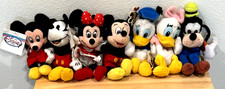 Disney World Store Mouseketoys Lot of 7 Plush Toys Mickey Minnie Donald New Used picture