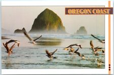 Postcard - Seagulls at Haystack Rock on the beautiful Oregon Coast - Oregon picture