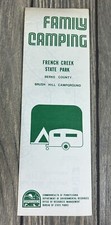 Vintage Family Camping French Creek State Park Brush Hill Campground Brochure picture