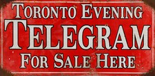 TORONTO EVENING TELEGRAM FOR SALE HERE 24