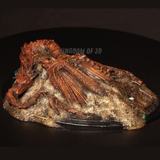 Smaug Lotr statue, Lord of the rings Figurines, Fan Decor Gift, Resin, Hobbit picture