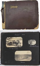 1936-50 antique PHOTO ALBUM EM MILES FAMILY handwritten id COLUMBUS OHIO TRAVEL picture