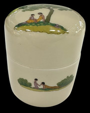 THEODORE HAVILAND FRENCH LIMOGES PORCELAIN ART DECO BOX SIGNED A. E. MARTY RARE picture