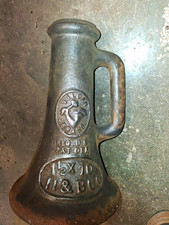 Vulcan Vintage Industrial Cast Iron Cone Shaped Tool with Handle picture
