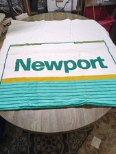 Vintage Newport Cigarettes Beach Towel Promo Tobacco Graphic USA picture