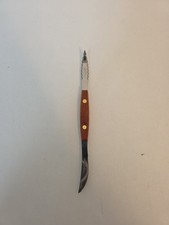 Vtg Norpro Thin Dual Double Ended Serrated Curved Stainless Grapefruit Knife  picture