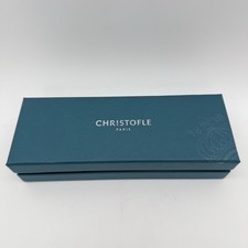 Christofle Paris Blue Cardboard Gift Box 7.75  x 3 X 1.75 Lot 7 Boxes Total picture