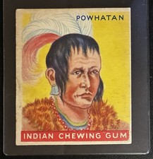 1933 Goudy Co. Indian Chewing Gum #31 Powhatan Good-Very Good picture