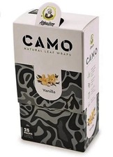 CAMO Self-Rolling Natural Leaf Wraps 125mm wraps - VANILLA Flavor (Full Box) picture
