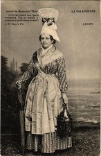 Old postcard La Falaisienne - Arrest of Monssieu l'Mair - Folklore - Types (482486) picture