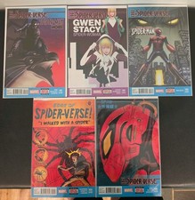 Edge of Spider-Verse #1-5 SET #2 4th Print Spider-Gwen #1 3 4 5 2nd Print picture