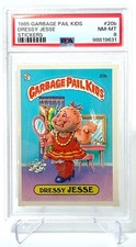 1985 Topps Garbage Pail Kids Series 1 - #20b Dressy Jesse - PSA 8 NM-MT picture
