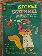 Secret Squirrel 1 Rare 1966 Gold Key 1st Appearance Morocco Mole Hanna-Barbera picture