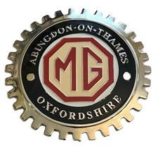 MG ABINGDON ON THAMES OXFORDSHIRE CAR GRILLE BADGE picture