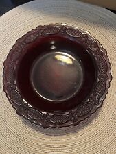 Vtg - Avon 1876 Cape Cod Ruby Red Collection Soup/Cereal Bowl picture