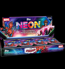 Topps 2026 Marvel Neon COMPLETE base set, including refractors (not a hobby box) picture