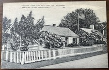 NANTUCKET ISLAND  MA MASS~Nautican Lodge & Auld Lang Syne~Siasconset~Unused picture