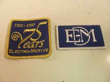 Patch- ELECTRO MOTIVE DIVISION (EMD) Unused 1922-'97 EMD 75th Ann. Patch picture