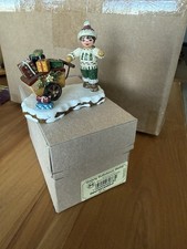 Wooden Hubrig Erzgebirge Volkskunst Toy Seller 3.75”  picture